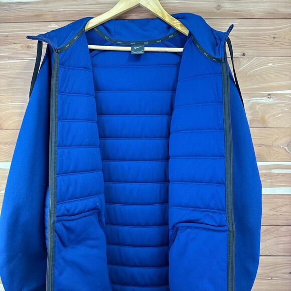 NIKE Therma Winterzed Full-zip Hoodie Mens Blue size XXL AO1440 478 - Picture 5 of 15